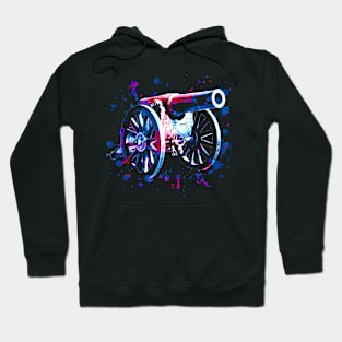 Cannon War Psychedelic Hoodie